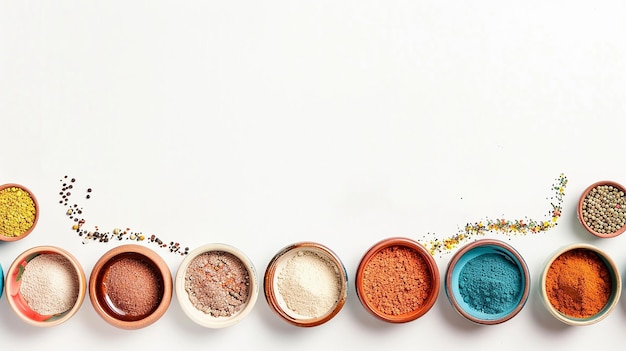 Zestaw przypraw i naczynia